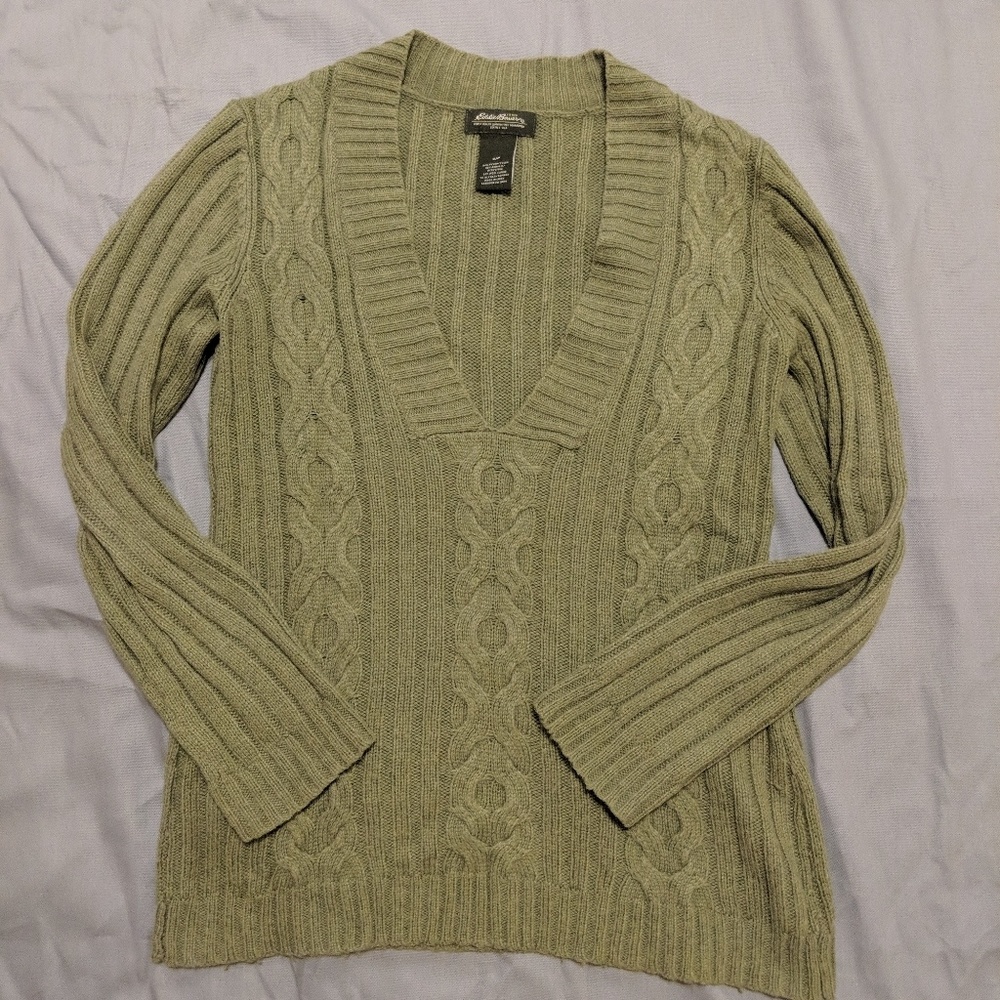 Green Eddie Bauer Sweater